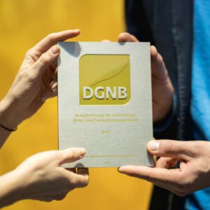 Die DGNB vergibt Zertifikate in Platin, Gold, Silber und Bronze | Quelle: DGNB