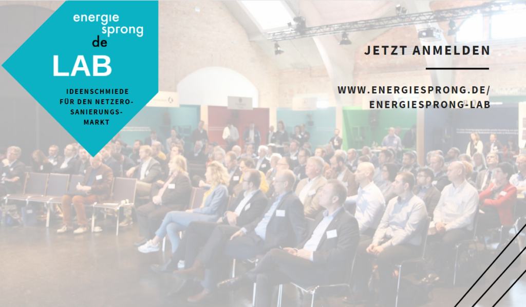 Energiesprong-Lab - Ideenschmiede für den NetZero-Sanierungsmarkt. Quelle: energiesprong.de/Deutsche Energie-Agentur GmbH (dena)