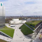 Kö-Bogen II – Europas größte Grünfassade, Düsseldorf; Visualisierung: ingenhoven architects/HGEsch