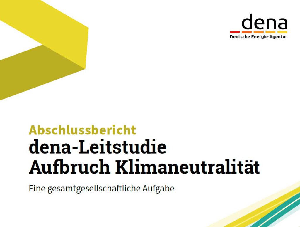 Abschlussbericht der dena-Leitstudie Aufbruch Klimaneutralität, Quelle: Deutsche Energie-Agentur dena