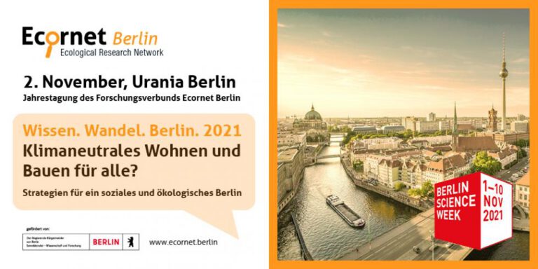 Jahrestagung des Forschungsverbunds Ecornet Berlin, Quelle: Ecornet Berlin