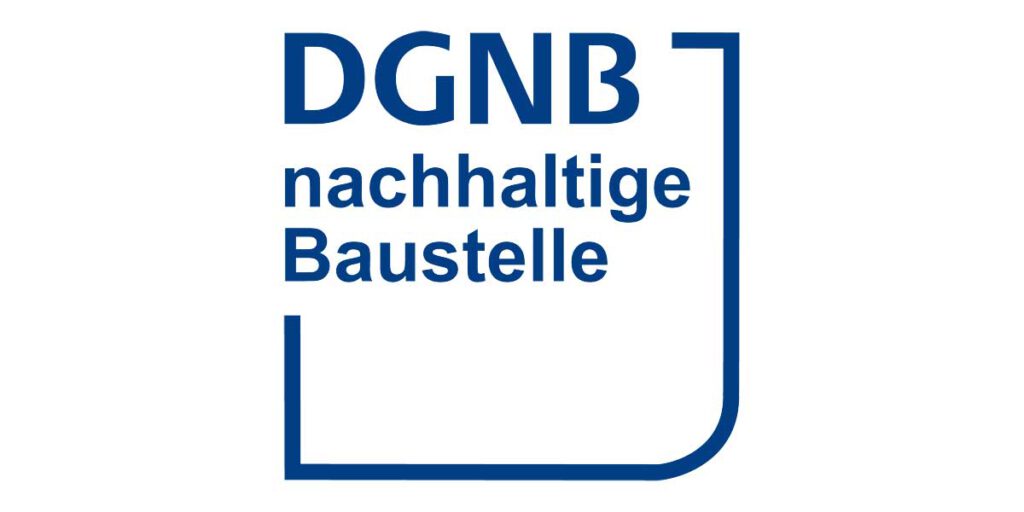 Logo Zertifizierung für nachhaltige Baustellen | Quelle: DGNB