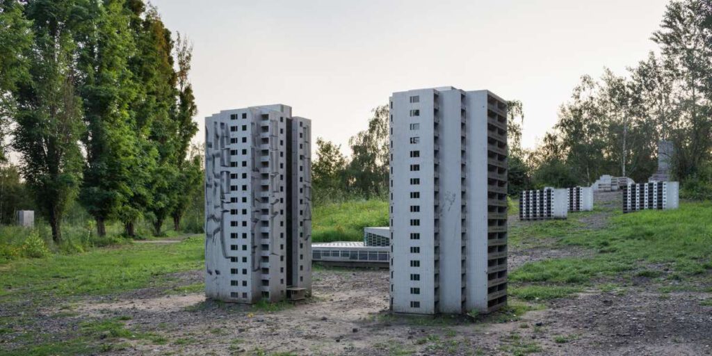 "Neustadt" (2021) von Julius von Bismarck und Marta Dyachenko auf dem Emscherkunstweg, Foto: © Henning Rogge/Emscherkunstweg