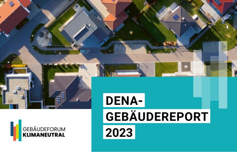 Zahlen, Daten, Fakten zum Klimaschutz in Deutschland: der dena-GEBÄUDEREPORT 2023, Grafik: dena