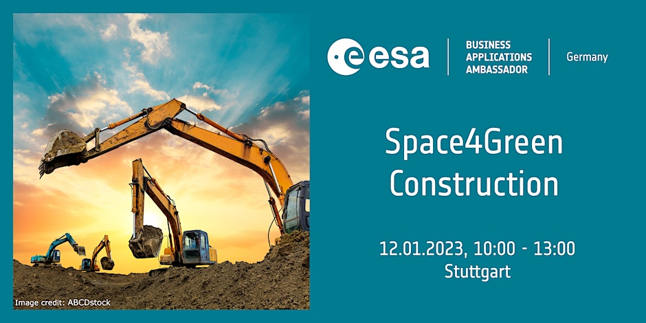 Space4GreenConstruction, Grafik © ESA Business Applications Programme