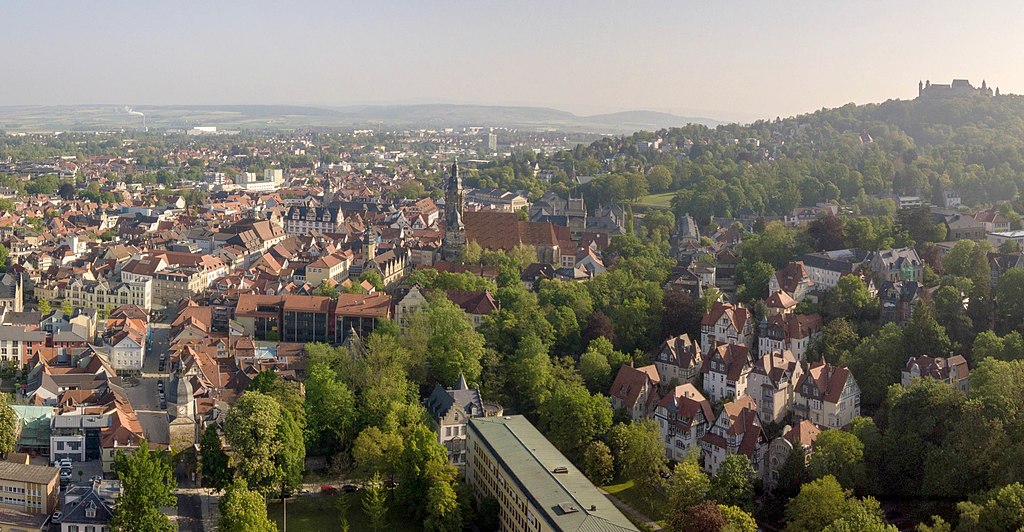 Panorama Altstadt Coburg, Quelle: Überfranke, CC BY-SA 4.0, via Wikimedia Commons