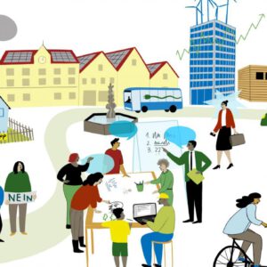 Green Cities 2035. Urheber/in: Nicole Riegert, Quelle: Heinrich-Böll-Stiftung