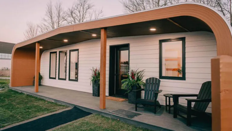 100 % biobasiert Haus in 3D-Druck / Quelle: The University of Maine (Pressemitteilung)